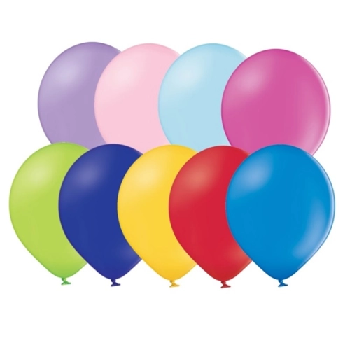 Balony pastelowe kolorowe mix na urodziny 50 szt